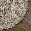 Organisch vloerkleed - Odette Grid Taupe - thumbnail 3