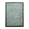 Laagpolig vloerkleed - Lucien Border Groen - thumbnail 1