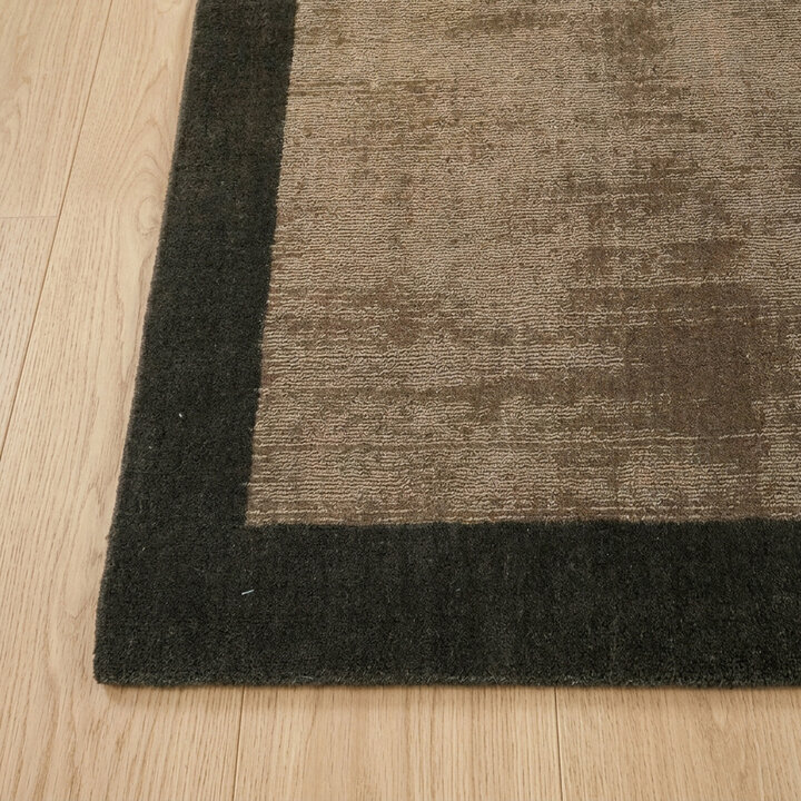 Laagpolig vloerkleed - Lucien Border Bruin - 3