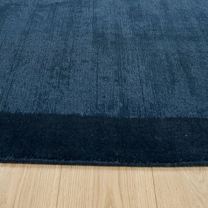 Laagpolig vloerkleed - Lucien Border Blauw - 4