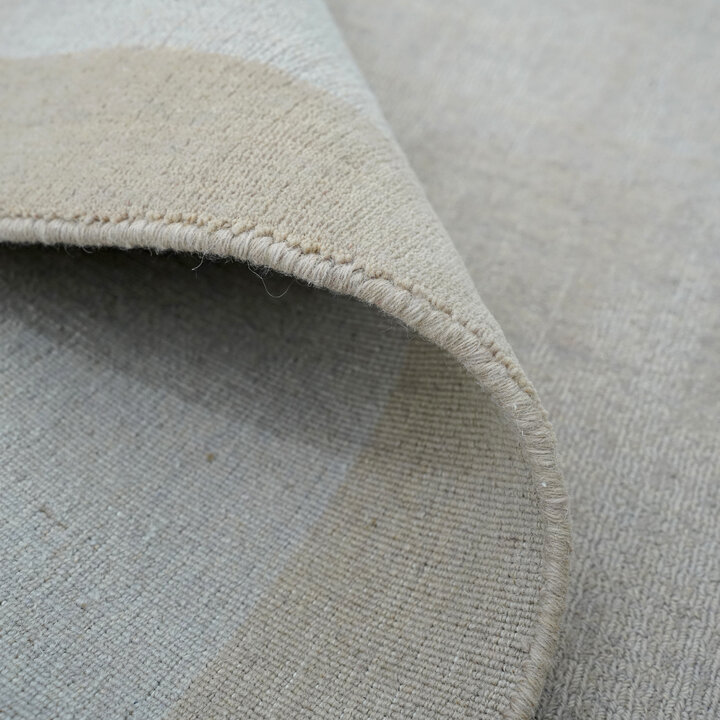 Laagpolig vloerkleed - Lucien Border Beige - 5