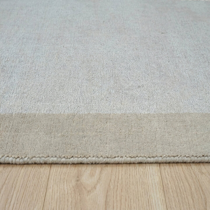 Laagpolig vloerkleed - Lucien Border Beige - 4