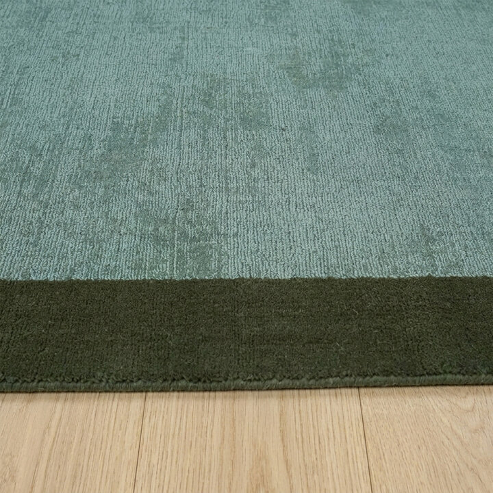 Laagpolig vloerkleed - Lucien Border Groen - 4