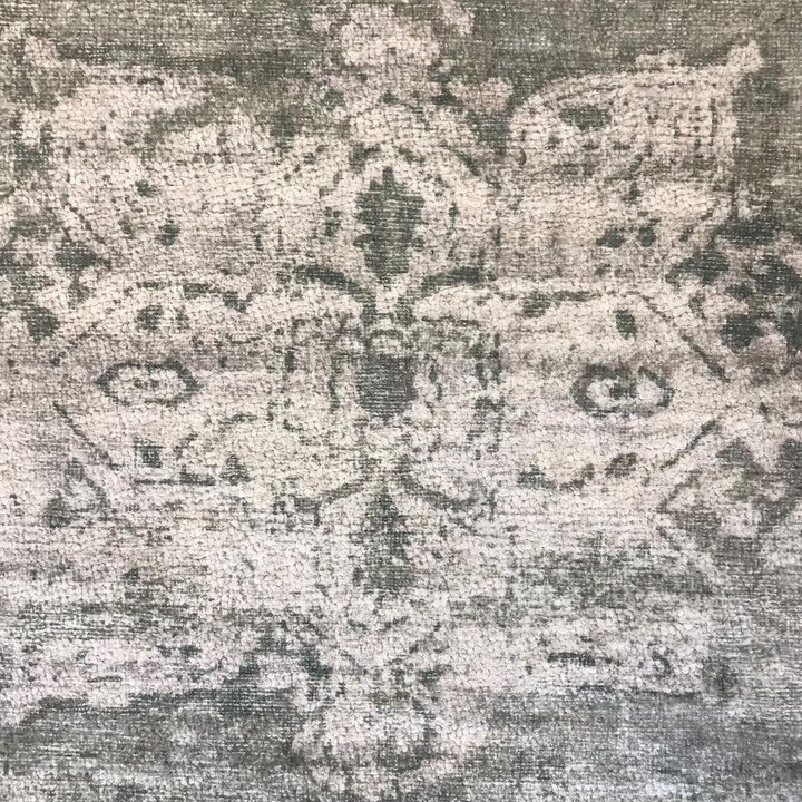 Rond vintage vloerkleed - Kyra Medaillon Groen - 2