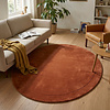 Rond vloerkleed - Isara Border Terracotta - thumbnail