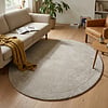 Rond vloerkleed - Isara Border Creme - thumbnail