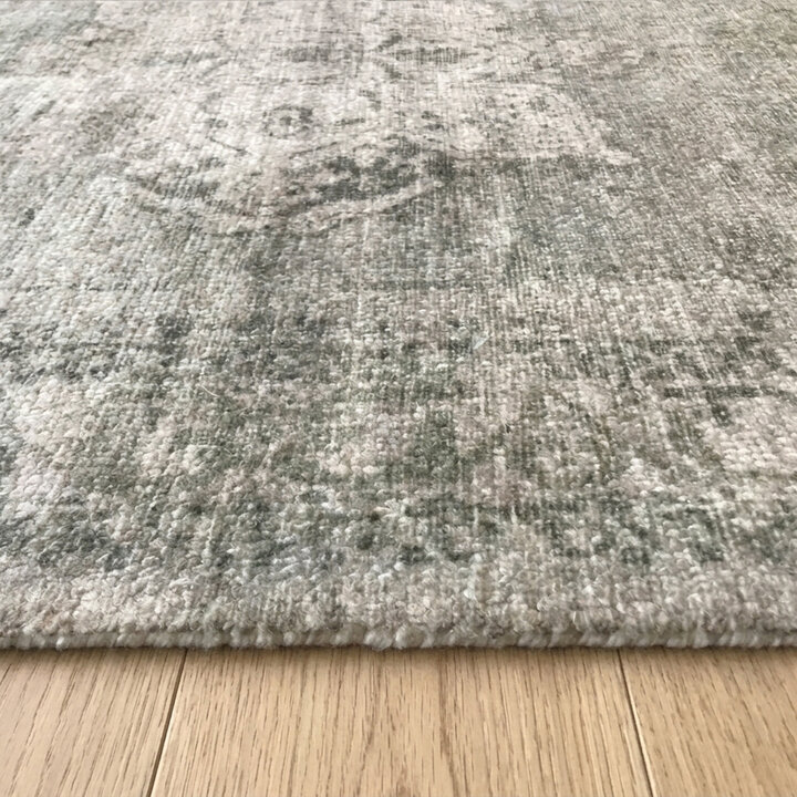 Vintage vloerkleed - Kyra Medaillon Groen - 4