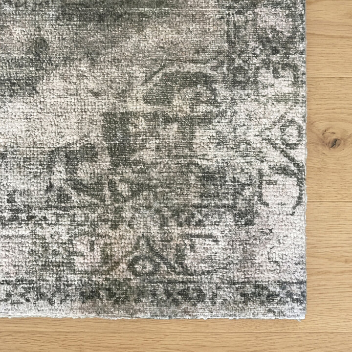 Vintage vloerkleed - Kyra Medaillon Groen - 3