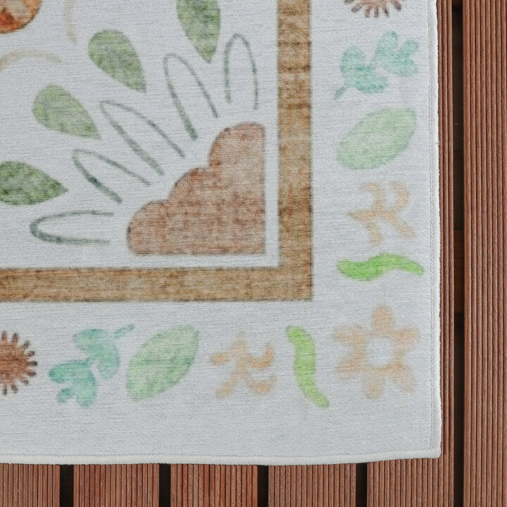 Buitenvloerkleed - Maui Border Wit - 3