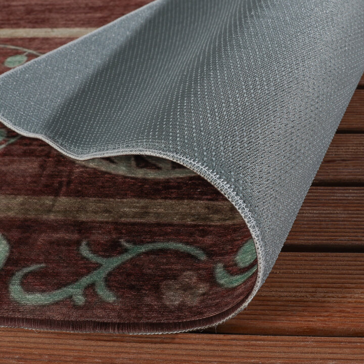 Buitenvloerkleed - Maui Border Bruin - 5