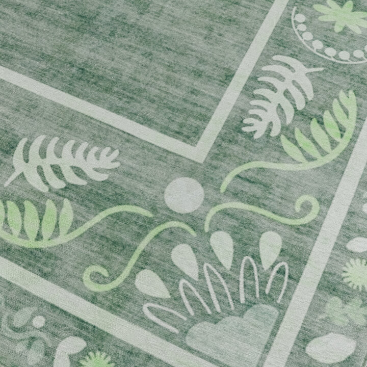 Buitenvloerkleed - Maui Border Groen - 2