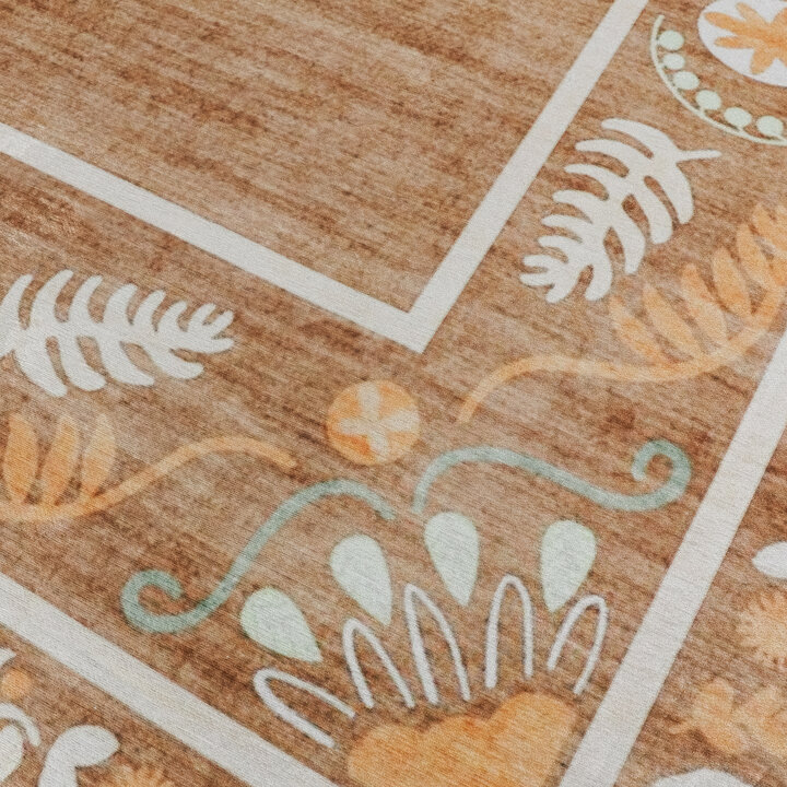 Buitenvloerkleed - Maui Border Terracotta - 2