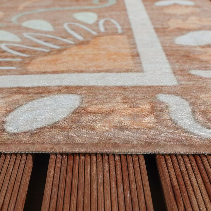Buitenvloerkleed - Maui Border Terracotta - 4