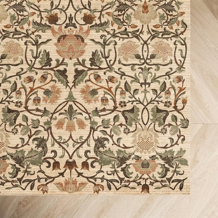 Vloerkleed bloemen - Rosie Creme - 3