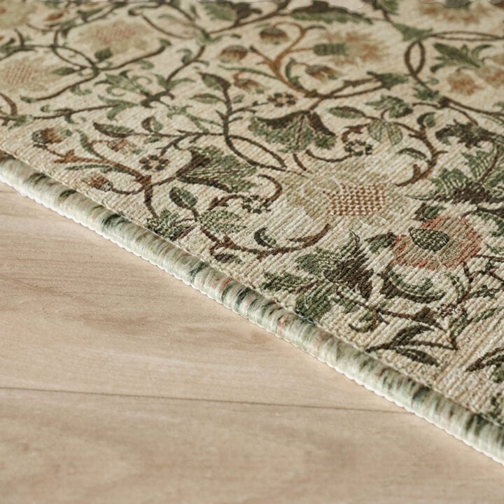 Vloerkleed bloemen - Rosie Creme - 4