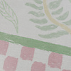 Buitenvloerkleed - Oasis Leaves Roze/Groen - thumbnail 3