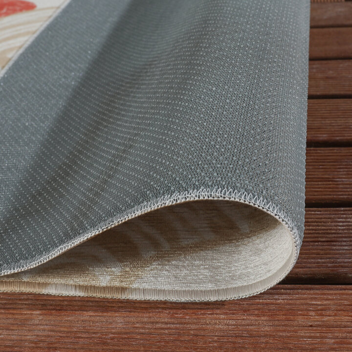 Buitenvloerkleed - Oasis Shell Blauw/Rood - 6