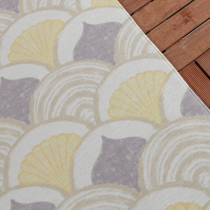 Buitenvloerkleed - Oasis Shell Geel/Lila - 2
