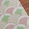 Buitenvloerkleed - Oasis Shell Roze/Groen - thumbnail 2