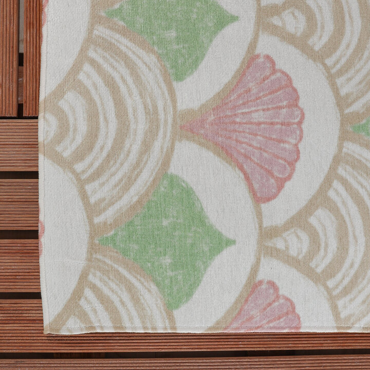 Buitenvloerkleed - Oasis Shell Roze/Groen - 4