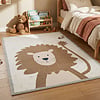 Wasbaar kindervloerkleed - Simba Lion Bruin - thumbnail