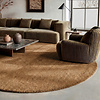 Rond wollen vloerkleed - Leone Taupe - thumbnail