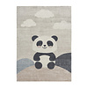 Kinderkamer vloerkleed - Balou Panda Zwart/Wit - thumbnail 1