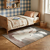 Kinderkamer vloerkleed - Balou Konijn Wit - thumbnail