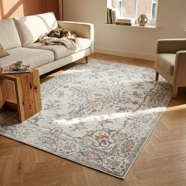 Vintage vloerkleed - Ember Medaillon Multicolor