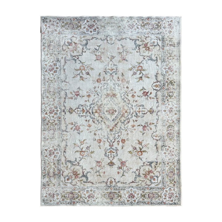 Vintage vloerkleed - Ember Medaillon Roze - 1