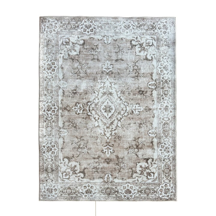 Vintage vloerkleed - Ember Medaillon Taupe - 1