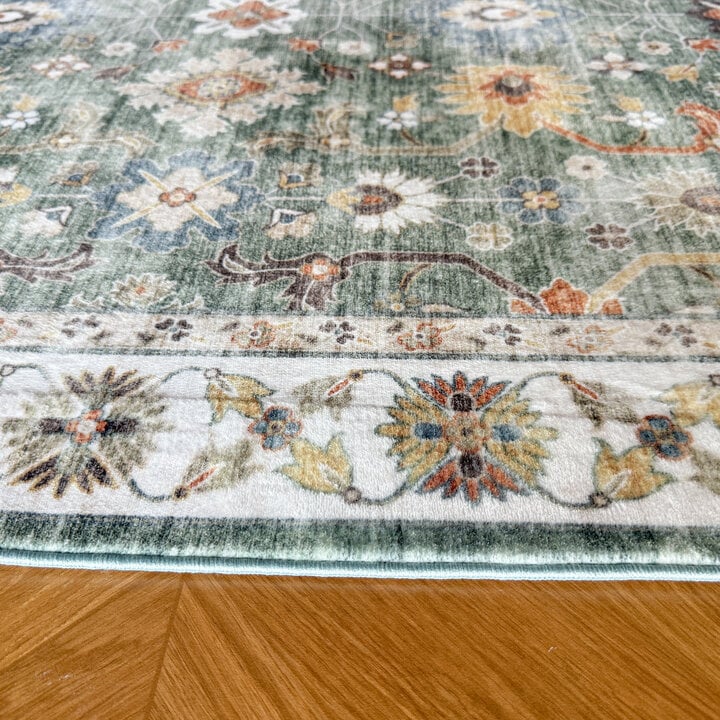 Vintage vloerkleed - Ember Oriental Groen - 4