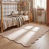 Wasbaar vloerkleed - Cloudy Stippen Beige - thumbnail