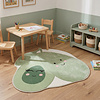 Wasbaar kindervloerkleed - Berry Avocado Groen - thumbnail