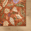 Wasbaar vloerkleed - Misty Flowers Terracotta - thumbnail 3