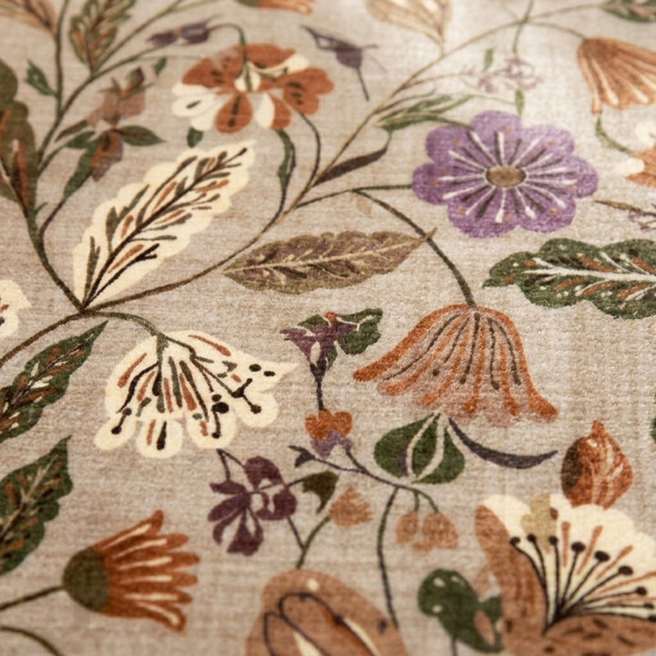 Wasbaar vloerkleed - Misty Flowers Creme - 2