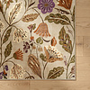 Wasbaar vloerkleed - Misty Flowers Creme - thumbnail 3