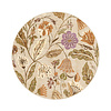 Rond wasbaar vloerkleed - Misty Flowers Creme - thumbnail 1