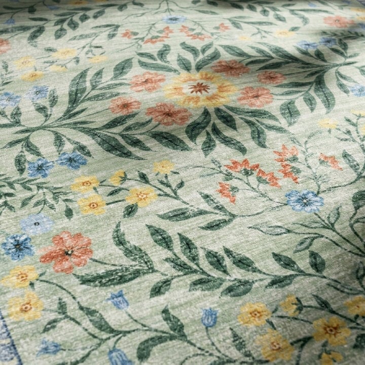 Vintage buitenkleed - Luana Donkergroen - 2