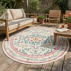 Rond vintage buitenkleed - Luana Multicolor - thumbnail