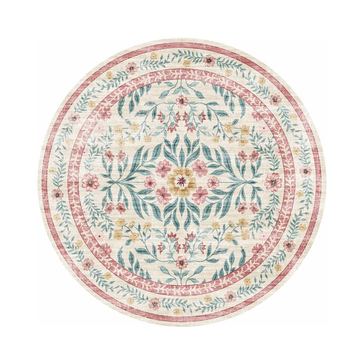 Rond vintage buitenkleed - Luana Multicolor - 1