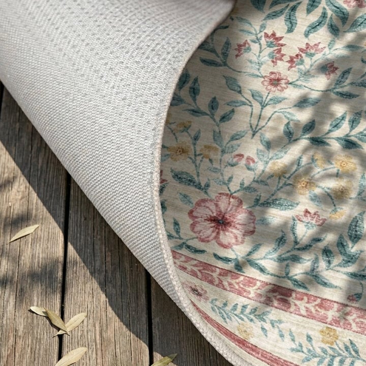 Rond vintage buitenkleed - Luana Multicolor - 4