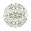 Rond vintage buitenkleed - Luana Groen - thumbnail 1