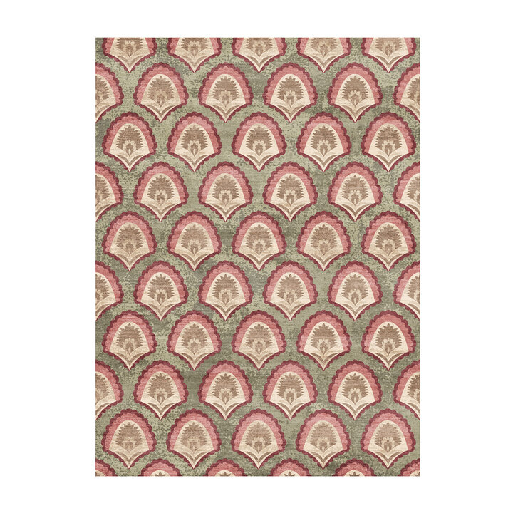 Vintage vloerkleed - Sage Pattern Groen - 1