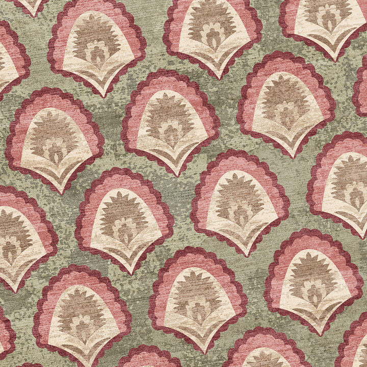 Vintage vloerkleed - Sage Pattern Groen - 2