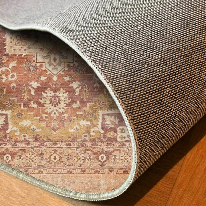 Vintage vloerkleed - Sage Medallion Terracotta - 5