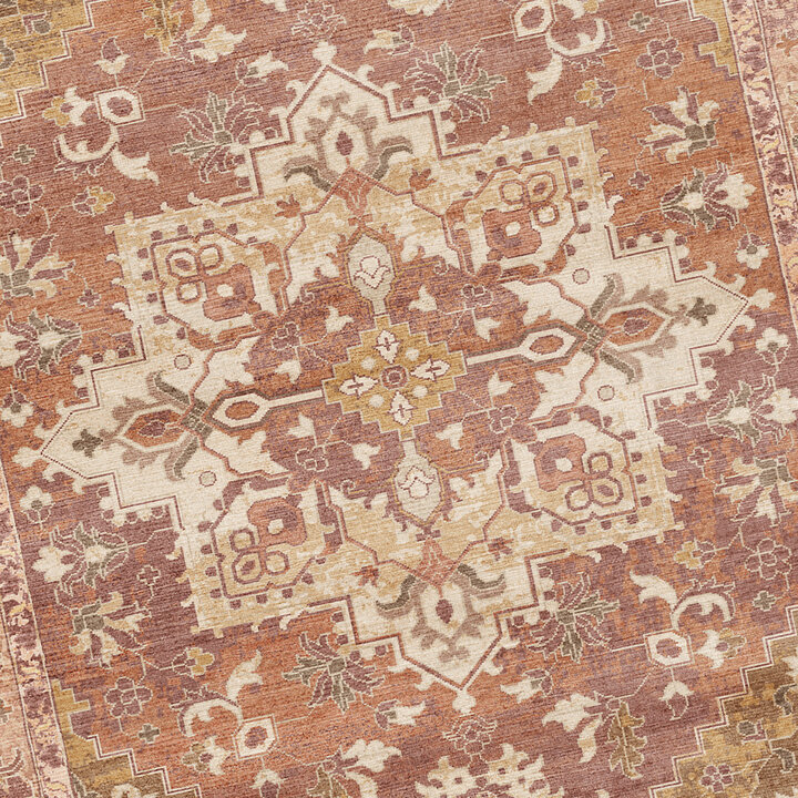 Vintage vloerkleed - Sage Medallion Terracotta - 2