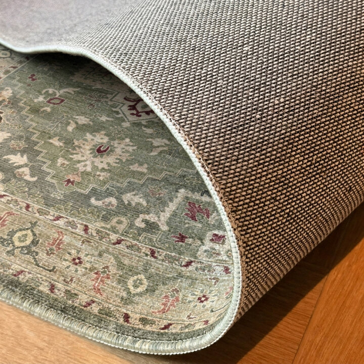Vintage vloerkleed - Sage Medallion Groen - 5