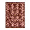 Vintage vloerkleed - Sage Grid Rood - thumbnail 1