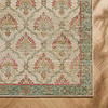 Vintage vloerkleed - Sage Grid Groen - thumbnail 3